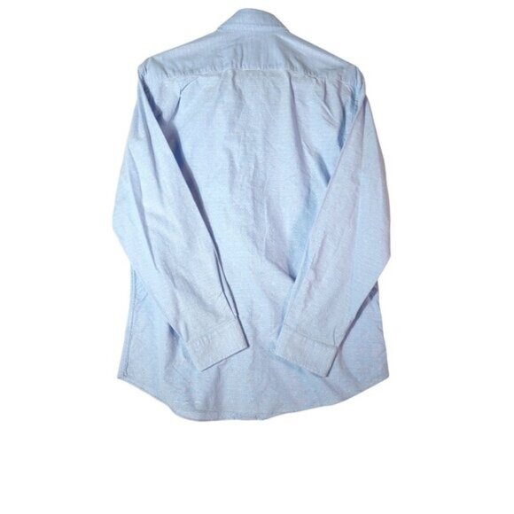 Ben Sherman Men’s L/S Shirt 16 32/33 Light Blue - Picture 6 of 6